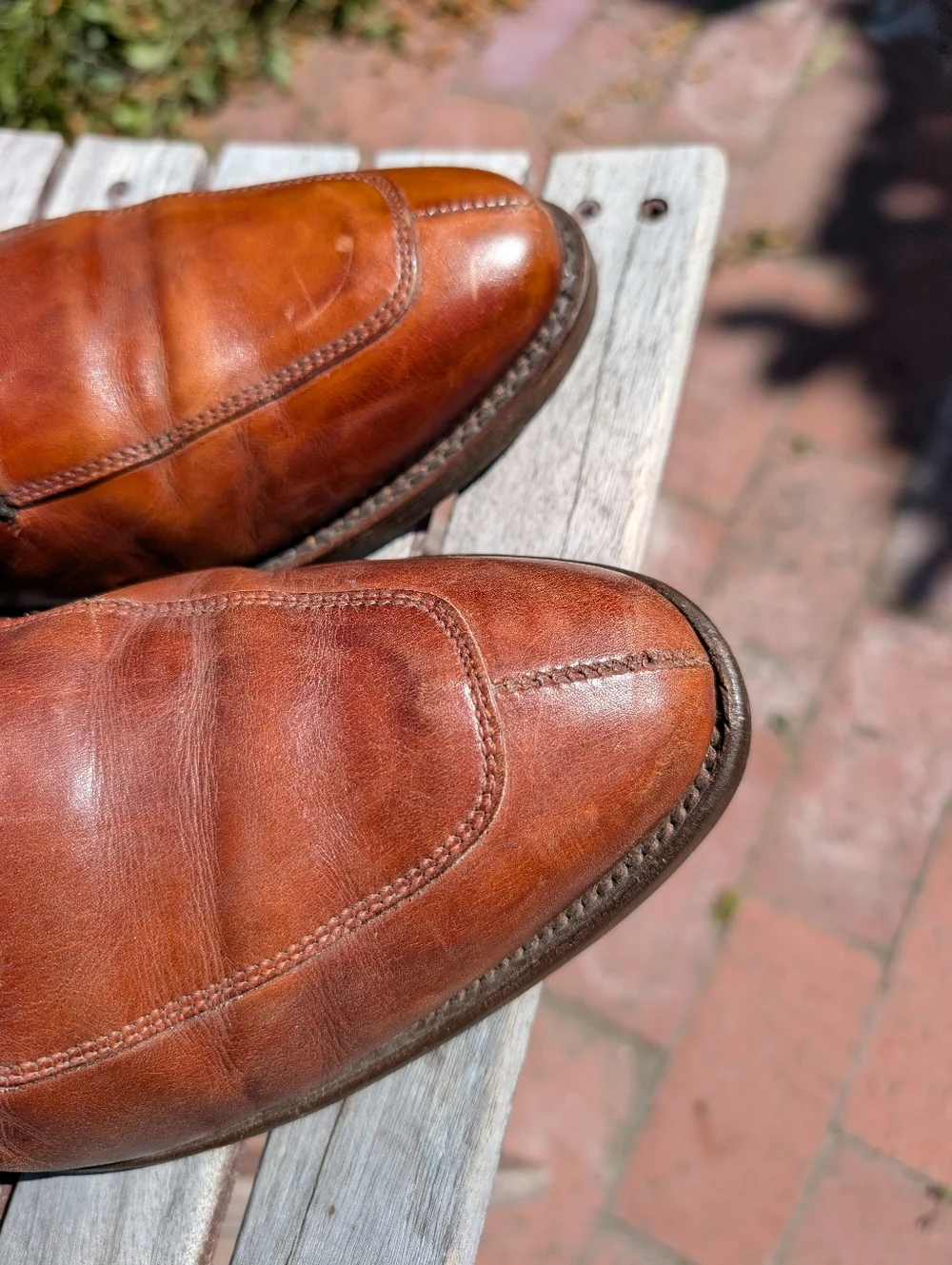 Allen Edmonds Brown Leather Men’s Dress Oxfords Size 11 D